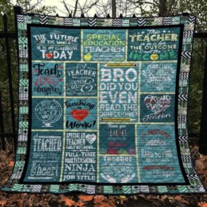Teacher Quilt Blanket Ver 4  Quilt